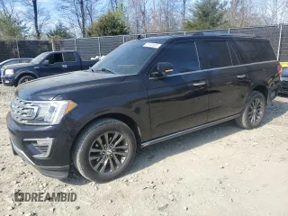 2019 Ford Expedition Max Limited z VIN 1FMJK2AT0KEA28658, wystawiony jako Copart lot #51100935 z przebiegiem 105 288 mil mil oraz Szkody całkowita. Historia ofert i sprzedaży dostępna na DreamBid. Obrazek 1.