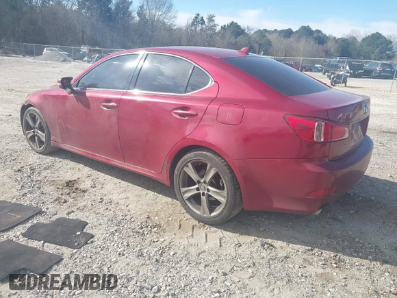2012 Lexus IS 250 with VIN JTHBF5C23C5178895, listed as a IAAI auction lot 41703959 with 185,953 mi miles and . Bid and sale history available at DreamBid. Image 3.