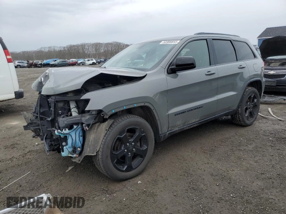 2019 Jeep Grand Cherokee Upland with VIN 1C4RJFAG9KC748623, listed as a Copart auction lot 53308855 with 158,060 mi miles and Salvage title. Bid and sale history available at DreamBid. Image 1.