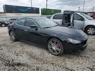 2016 Maserati Ghibli S Q4 with VIN ZAM57RTA4G1185177, listed as a Copart auction lot 55495705 with 51,486 mi miles and Salvage Title. Bid and sale history available at carsss.com. Image 4.