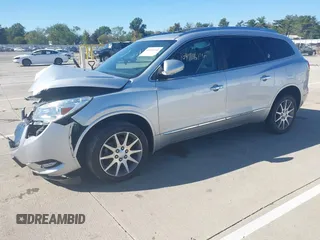 2016 Buick Enclave Leather with VIN 5GAKVBKD5GJ348498, listed as a IAAI auction lot 40493140 with 114,316 mi miles. Bid and sale history available at carsss.com. Image 2.