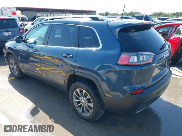 2019 Jeep Cherokee Latitude Plus with VIN 1C4PJLLX9KD469704, listed as a IAAI auction lot 42257879 with 90,917 mi miles and . Bid and sale history available at DreamBid. Image 3.