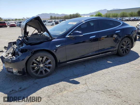 2014 Tesla Model S 60 with VIN 5YJSA1H13EFP38425, listed as a Copart auction lot 54156245 with 183,968 mi miles and Salvage title. Bid and sale history available at DreamBid. Image 1.