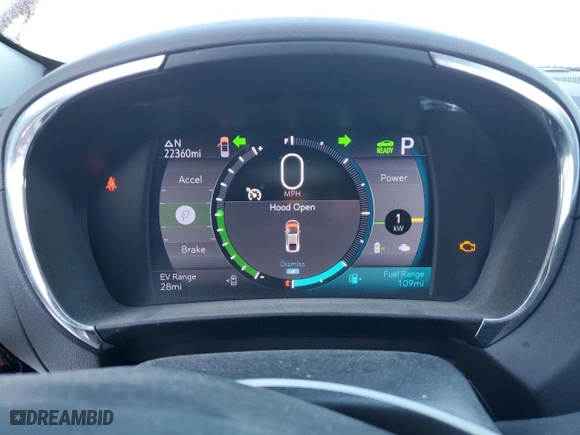 2019 Chevrolet Volt Premier with VIN 1G1RB6S59KU115715, listed as a Copart auction lot 79284284 with 22,360 mi miles and Salvage Title. Bid and sale history available at carsss.com. Image 9.
