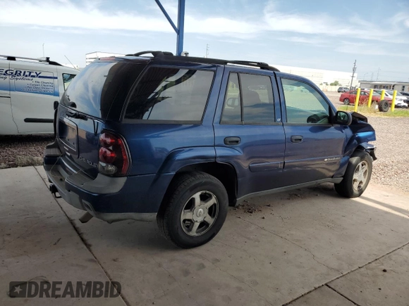 2003 Chevrolet TrailBlazer LT with VIN 1GNDS13SX32283585, listed as a Copart auction lot 65069794 with 194,832 mi miles and Salvage Title. Bid and sale history available at DreamBid. Image 3.
