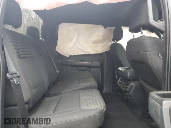 2022 Ford F-150 XL with VIN 1FTFW1E58NFB96650, listed as a Copart auction lot 45778235 with 52,479 mi miles and Salvage Title. Bid and sale history available at carsss.com. Image 10.