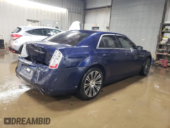 2013 Chrysler 300 with VIN 2C3CCABT9DH672436, listed as a Copart auction lot 86323234 with 95,579 mi miles and Salvage Title. Bid and sale history available at carsss.com. Image 3.