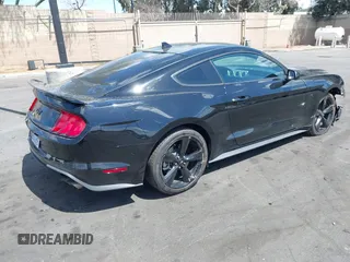 2022 Ford Mustang GT with VIN 1FA6P8CF3N5110805, listed as a IAAI auction lot 41943468 with 27,247 mi miles and . Bid and sale history available at carsss.com. Image 4.