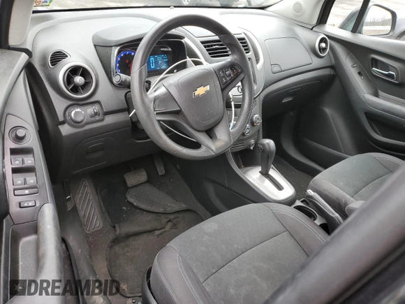 2016 Chevrolet Trax LS with VIN KL7CJKSB0GB631248, listed as a Copart auction lot 52078205 with 88,013 mi miles and Salvage Title. Bid and sale history available at carsss.com. Image 8.
