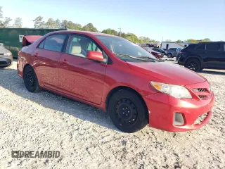 2012 Toyota Corolla L with VIN 2T1BU4EE6CC773154, listed as a Copart auction lot 50983465 with 216,460 mi miles and Salvage Title. Bid and sale history available at carsss.com. Image 4.