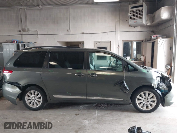 2013 Toyota Sienna XLE with VIN 5TDDK3DC9DS061903, listed as a IAAI auction lot 42067873 with 166,341 mi miles and . Bid and sale history available at DreamBid. Image 14.