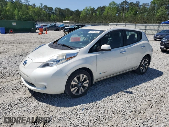 2013 Nissan LEAF SL with VIN 1N4AZ0CP9DC409899, listed as a Copart auction lot 52597555 with 61,628 mi miles and Salvage Title. Bid and sale history available at carsss.com. Image 1.