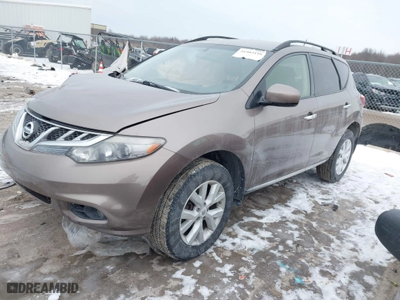 2013 Nissan Murano SL with VIN JN8AZ1MW8DW300214, listed as a IAAI auction lot 41403116 with 201,850 mi miles. Bid and sale history available at carsss.com. Image 17.