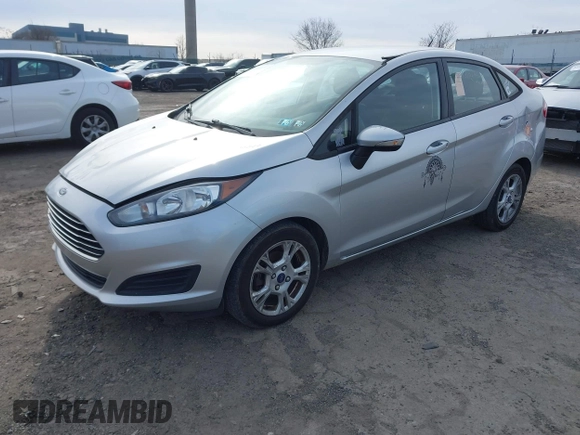 2014 Ford Fiesta SE with VIN 3FADP4BJXEM150573, listed as a IAAI auction lot 41598139 with Not Provided miles. Bid and sale history available at carsss.com. Image 2.