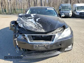 2010 Lexus IS 250 with VIN JTHCF5C20A5040491, listed as a Copart auction lot 53475435 with 153,298 mi miles and Salvage Title. Bid and sale history available at carsss.com. Image 5.