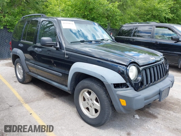 2007 Jeep Liberty Sport z VIN 1J4GL48K47W638630, wystawiony jako IAAI lot #42359834 z przebiegiem 181 539 mil mil oraz . Historia ofert i sprzedaży dostępna na DreamBid. Obrazek 1.