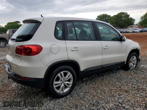 2013 Volkswagen Tiguan S with VIN WVGAV3AX2DW620818, listed as a Copart auction lot 53974985 with 135,075 mi miles and Salvage title. Bid and sale history available at DreamBid. Image 3.