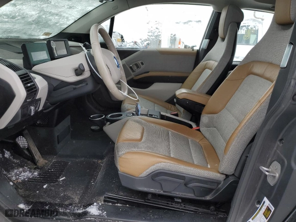 2017 BMW i3 with VIN WBY1Z8C32HV890917, listed as a Copart auction lot 38858423 with 0 mi miles. Bid and sale history available at carsss.com. Image 7.