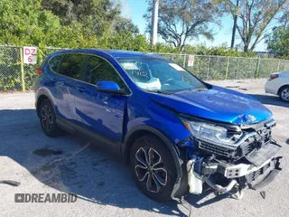 2020 Honda CR-V EX with VIN 7FARW1H57LE001412, listed as a IAAI auction lot 41289060 with 55,489 mi miles. Bid and sale history available at carsss.com. Image 1.