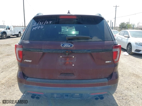 2019 Ford Explorer Sport with VIN 1FM5K8GT8KGB38079, listed as a IAAI auction lot 41705182 with 68,314 mi miles. Bid and sale history available at carsss.com. Image 17.