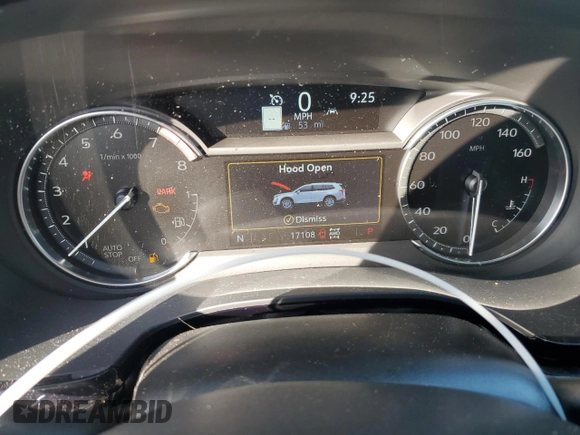 2024 Cadillac XT6 AWD Premium Luxury with VIN 1GYKPDRS4RZ709047, listed as a Copart auction lot 46753105 with 17,108 mi miles and Salvage Title. Bid and sale history available at carsss.com. Image 9.