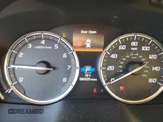 2020 Acura MDX w/Advance Pkg with VIN 5J8YD4H80LL016759, listed as a Copart auction lot 75856524 with 80,320 mi miles and Salvage Title. Bid and sale history available at carsss.com. Image 9.
