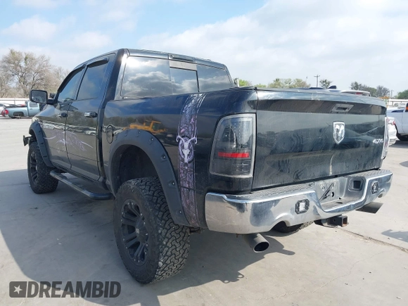 2012 Ram 1500 Big Horn with VIN 1C6RD7LT8CS269843, listed as a IAAI auction lot 41795477 with 111,660 mi miles. Bid and sale history available at carsss.com. Image 3.