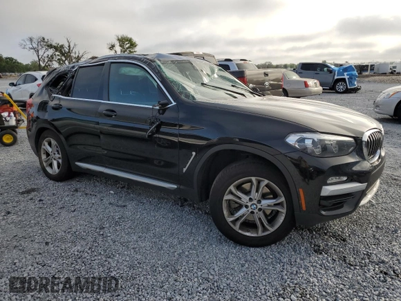 2019 BMW X3 sDrive30i with VIN 5UXTR7C57KLF28768, listed as a Copart auction lot 51220035 with 0 mi miles and Non Repairable. Bid and sale history available at carsss.com. Image 4.