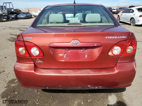 2008 Toyota Corolla CE with VIN 1NXBR30E28Z048417, listed as a Copart auction lot 47597305 with 205,808 mi miles and Salvage Title. Bid and sale history available at carsss.com. Image 6.