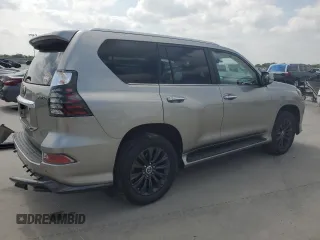 2023 Lexus GX with VIN JTJAM7BX8P5360879, listed as a Copart auction lot 53473455 with 34,359 mi miles and Salvage Title. Bid and sale history available at carsss.com. Image 3.