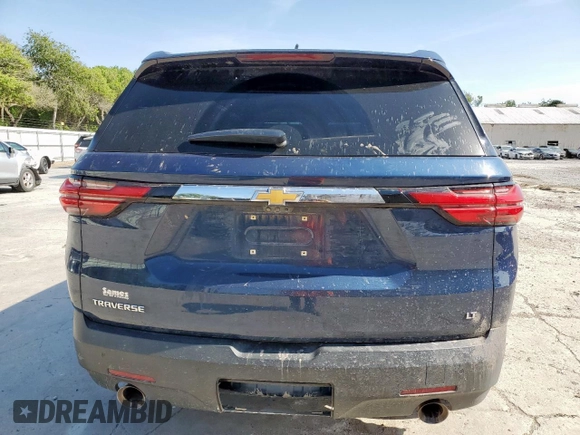 2022 Chevrolet Traverse LT Cloth with VIN 1GNERGKW9NJ126601, listed as a Copart auction lot 56944915 with Not provided miles and Salvage title. Bid and sale history available at DreamBid. Image 6.