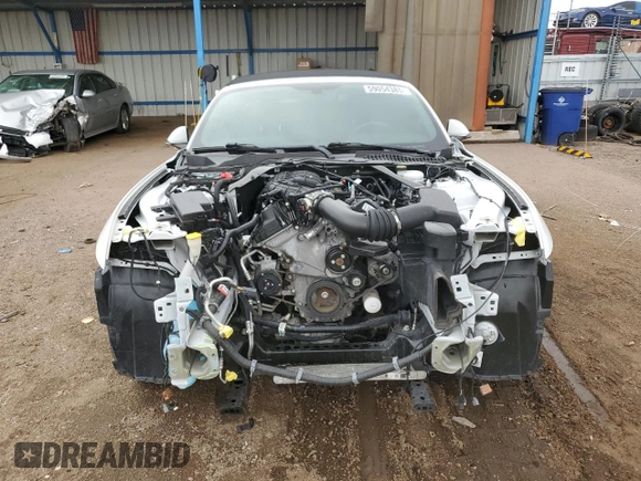 2017 Ford Mustang V6 with VIN 1FATP8EMXH5302662, listed as a Copart auction lot 59054385 with 58,720 mi miles and Salvage title. Bid and sale history available at DreamBid. Image 5.