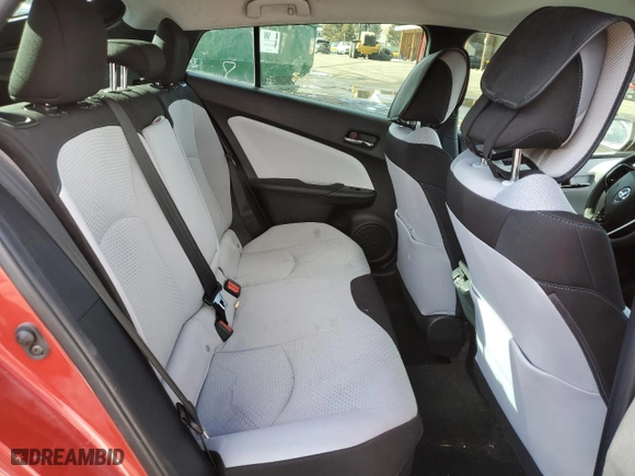 2022 Toyota Prius L Eco with VIN JTDKAMFUXN3160514, listed as a Copart auction lot 42421335 with 53,619 mi miles and Salvage Title. Bid and sale history available at carsss.com. Image 10.