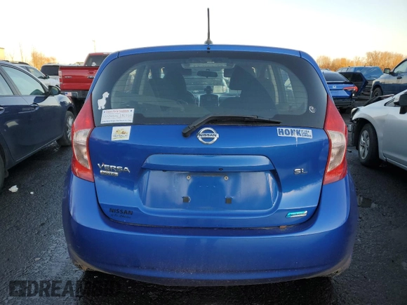2015 Nissan Note SR with VIN 3N1CE2CP4FL391655, listed as a Copart auction lot 83749654 with 55,274 mi miles and Salvage title. Bid and sale history available at DreamBid. Image 6.