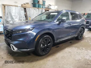 2025 Honda CR-V Sport Touring with VIN 7FARS6H92SE009217, listed as a Copart auction lot 46504245 with 8,573 mi miles and Salvage Title. Bid and sale history available at DreamBid. Image 1.