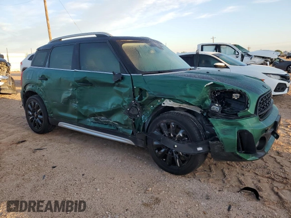 2022 MINI Countryman Cooper S with VIN WMZ53BR07N3N52547, listed as a Copart auction lot 55755715 with 30,204 mi miles and Salvage title. Bid and sale history available at DreamBid. Image 4.