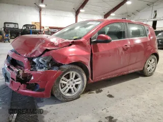 2016 Chevrolet Sonic LT with VIN 1G1JC6SG0G4177586, listed as a Copart auction lot 48156205 with 222,063 mi miles and Salvage Title. Bid and sale history available at carsss.com. Image 1.