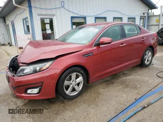 2014 Kia Optima LX z VIN 5XXGM4A7XEG335438, wystawiony jako Copart lot #58248425 z przebiegiem 137 494 mil mil oraz Szkoda całkowita • Salvage title. Historia ofert i sprzedaży dostępna na DreamBid. Obrazek 1.