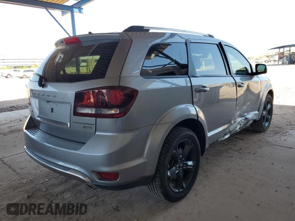2018 Dodge Journey Crossroad z VIN 3C4PDCGG3JT379412, wystawiony jako Copart lot #57616985 z przebiegiem 70 446 mil mil oraz Szkoda całkowita • Salvage title. Historia ofert i sprzedaży dostępna na DreamBid. Obrazek 3.