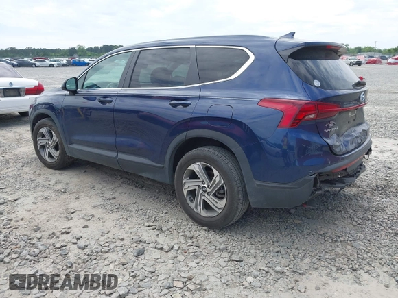 2021 Hyundai Santa Fe SE with VIN 5NMS14AJ2MH323542, listed as a IAAI auction lot 42182576 with 69,385 mi miles and . Bid and sale history available at DreamBid. Image 3.