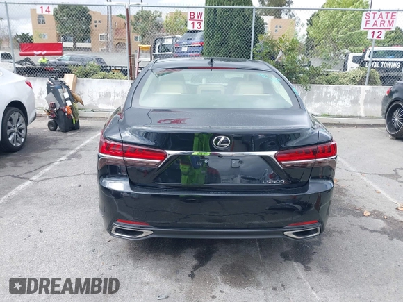 2020 Lexus LS with VIN JTHG5LFF4L5011134, listed as a IAAI auction lot 41782417 with 14,070 mi miles and . Bid and sale history available at DreamBid. Image 16.
