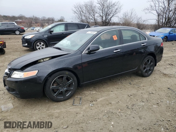 2004 Acura TSX with VIN JH4CL96844C011687, listed as a Copart auction lot 47766365 with 235,536 mi miles and Salvage Title. Bid and sale history available at carsss.com. Image 1.