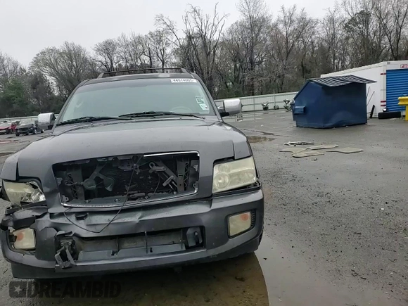 2005 Infiniti QX56 with VIN 5N3AA08A35N802103, listed as a Copart auction lot 44814005 with 343,164 mi miles and Salvage Title. Bid and sale history available at carsss.com. Image 12.