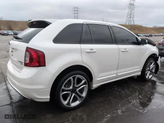 2013 Ford Edge Sport with VIN 2FMDK4AK7DBE25606, listed as a Copart auction lot 51695445 with 171,867 mi miles and Salvage Title. Bid and sale history available at carsss.com. Image 3.