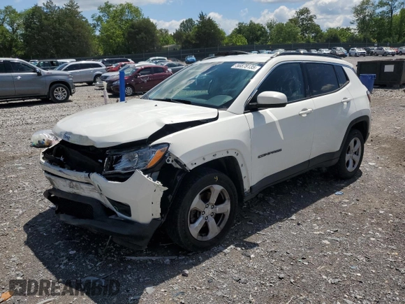 2019 Jeep Compass Latitude с VIN 3C4NJDBB8KT845421, выставлен на аукционе Copart как лот 56878135 с пробегом 81 759 миль миль и Списание • Salvage title. История ставок и продаж доступна на DreamBid. Изображение 1.