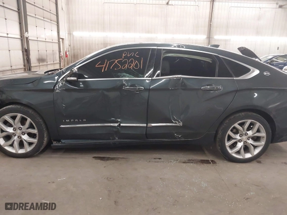 2018 Chevrolet Impala Premier with VIN 2G1125S33J9152180, listed as a IAAI auction lot 41752201 with 143,152 mi miles. Bid and sale history available at carsss.com. Image 15.