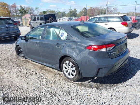 2023 Toyota Corolla LE with VIN JTDB4MEE1P3014068, listed as a IAAI auction lot 40580436 with 14,485 mi miles. Bid and sale history available at carsss.com. Image 3.