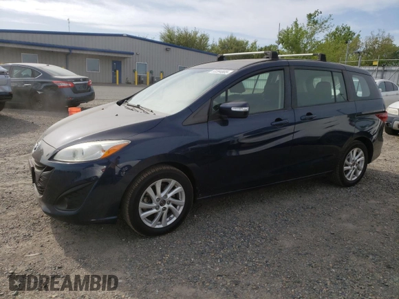 2014 Mazda Mazda5 Sport with VIN JM1CW2BL8E0172122, listed as a Copart auction lot 53394805 with 201,376 mi miles and Clean Title. Bid and sale history available at carsss.com. Image 1.