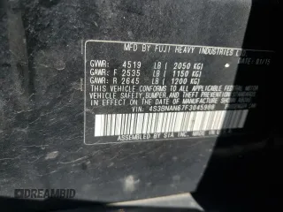 2015 Subaru Legacy Limited with VIN 4S3BNAN67F3045988, listed as a Copart auction lot 61206335 with 221,083 mi miles and Salvage title. Bid and sale history available at DreamBid. Image 13.