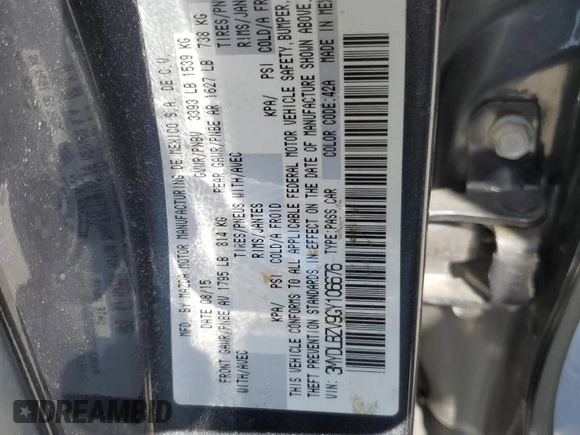 2016 Scion iA with VIN 3MYDLBZV9GY106676, listed as a Copart auction lot 48815705 with 107,827 mi miles and Salvage Title. Bid and sale history available at carsss.com. Image 12.